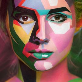 “2D or not 2D”脸绘摄影