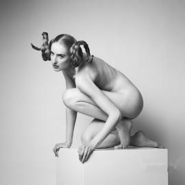 波兰摄影师创意作品：当女人遇上星座时