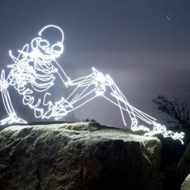 骷髅VS天使――超炫光摄影作品欣赏
