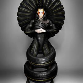 邓禄普轮胎创意广告摄影欣赏