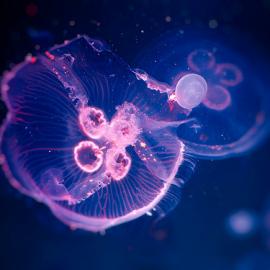 精美绝伦的水下摄影：水母