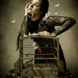 哥特风创意摄影：逃离摄影