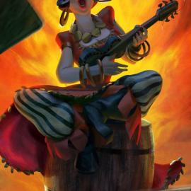 俄罗斯NewMilky人物插画欣赏