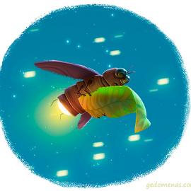 Gediminas Pranckevicius插画_池塘