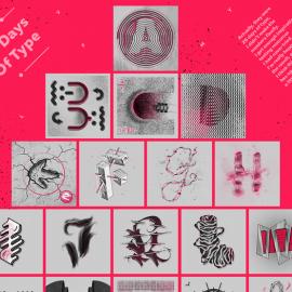 英国插画家设计师Enisaurus字体项目