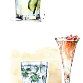 Kim gyuseul水彩时尚插画作品欣赏