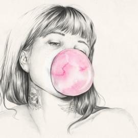 Esra Roise铅笔水彩肖像插画欣赏