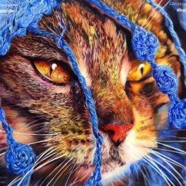 Christina Papagianni惊艳色彩的肖像插画欣赏