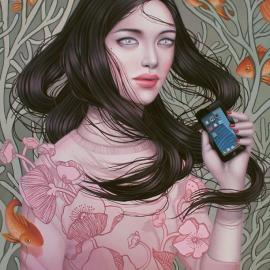 Sarah Joncas超现实主义女性肖像插画欣赏