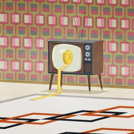 Shout寓意丰富的简洁风格插画设计