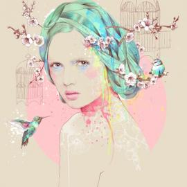 细腻的笔触：Ariana Perez人像插画欣赏