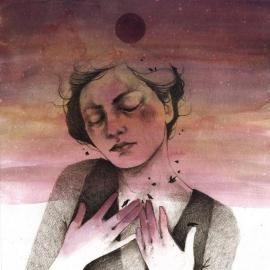 Elia Mervi肖像插画欣赏