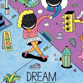 奥利奥Wonderfilled奇幻之旅_广告推广插画