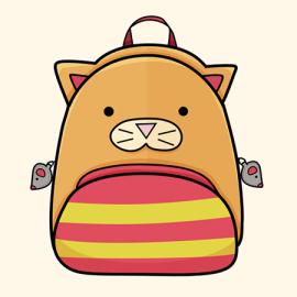 Dribbblr背包系列扁平化插画设计艺术