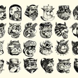 Shane的创意卡通人物插画设计艺术