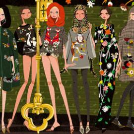 韩国插画师Minjee Kang的时尚插画作品