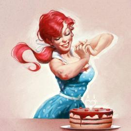 巴西Caroline Gariba动漫人物插画欣赏