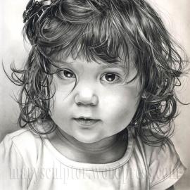 Caius Augustus铅笔画作品