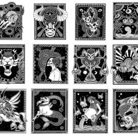 漫画人墩小贤的12星座