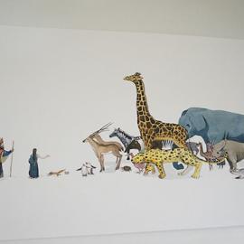 插画师鸟先森的水彩插画《陷阱》
