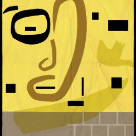 由明星建筑师作品构成的头像