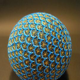 手鞠球绣花艺术欣赏