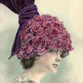 震撼视觉的国外复古帽子插画设计