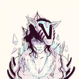 brujas数字艺术绘画