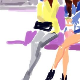 zhuzhu诸海波地铁iphone速写特辑