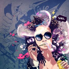 来自牙买加的年轻插画师 Taj Francis