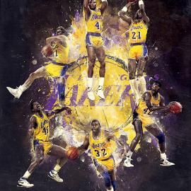 Mike Harrison运动系列风格插画