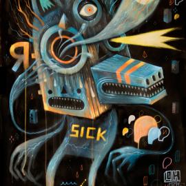 Seb NIARK1 FERAUT 的抽象插画作品