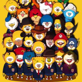 黄柠檬系列卡通造型