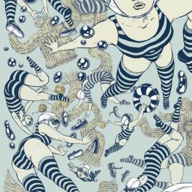 Into the Water！美国插画师Yuko Shimizu