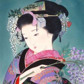 日本女性插画欣赏