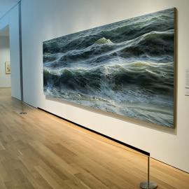 Ran Ortner绘画作品：海浪