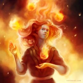 美国的插画师RovinaCai