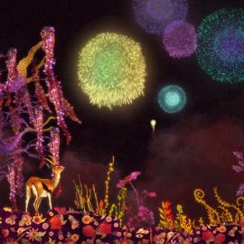 韩国插画师keum-Jin的琉璃仙境