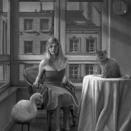 超写实主义素描作品 By Dirk Dzimirsky