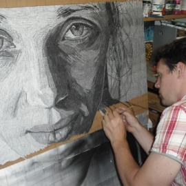 英国艺术家Jamie Poole的肖像艺术