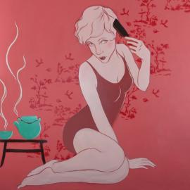 Miss Led插画作品