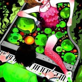 像渴望呼吸一样渴望成功――日本插画师minchi另类插画欣赏