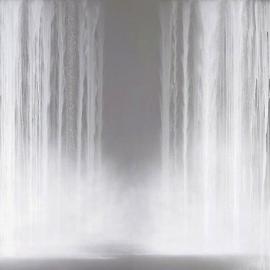 千住博绘画作品：瀑布