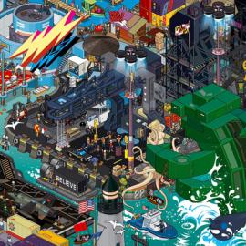 像素世界的故事 eboy像素画作品集