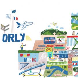 巴黎奥利机场壁画