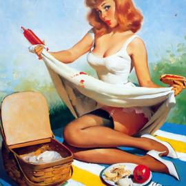 25个迷人的pin-up风格插画欣赏