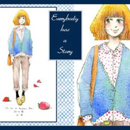 止井 手绘水彩插画