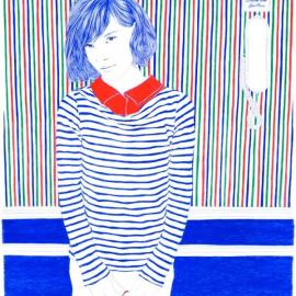 CARINE BRANCOWITZ圆珠笔画欣赏