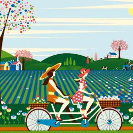 法国玛莉卡法夫尔的精彩插画作品欣赏