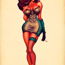 ONEQ pinups 日本复古情色插画欣赏